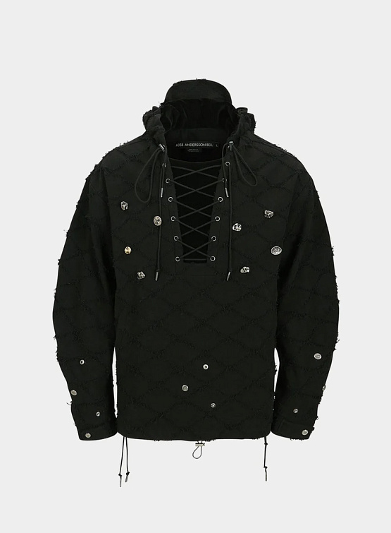 Худи Andersson Bell Lace-Up Anorak Hoodie Black