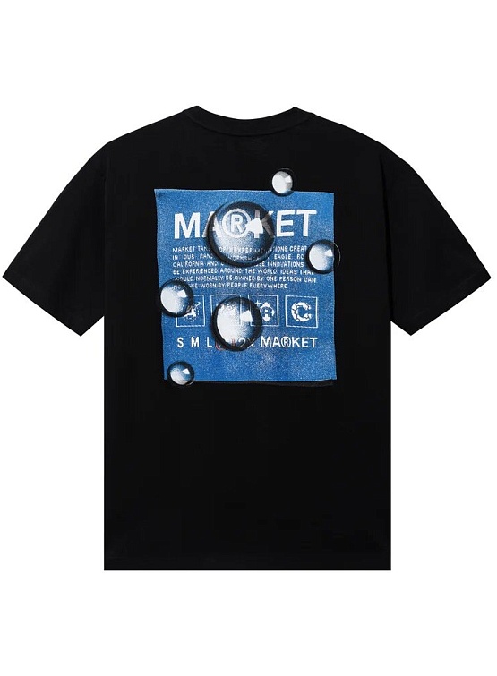 Футболка MARKET Damask T-Shirt Black