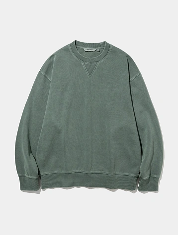 Свитшот Uniform Bridge Basic Dyeing Sweatshirt Pigment Green