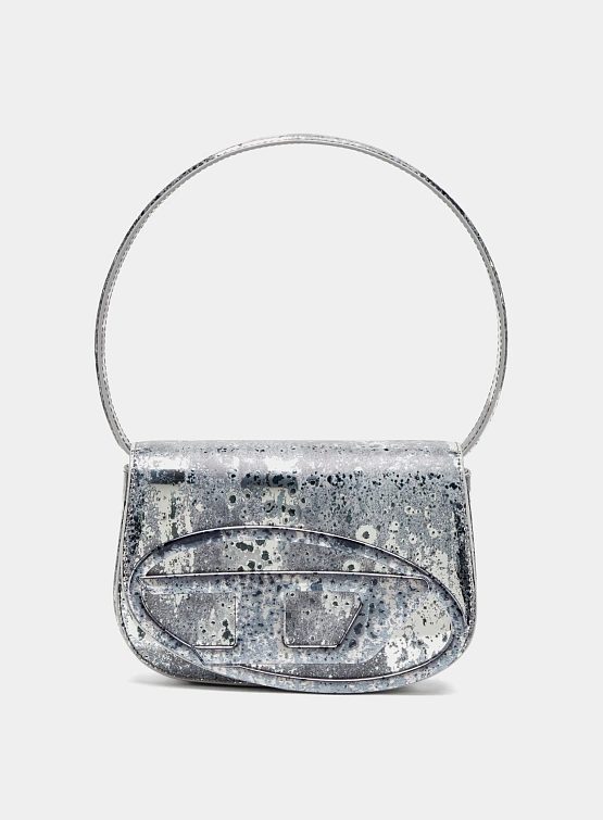 Женская сумка Diesel 1DR Shoulder Silver/Gun Metal