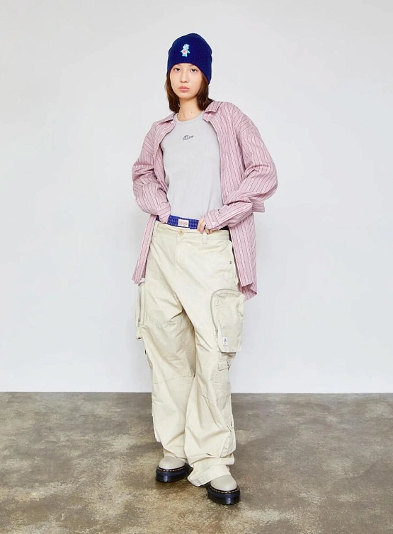 Рубашка LMC New Classic Logo Sheer Shirt Pink