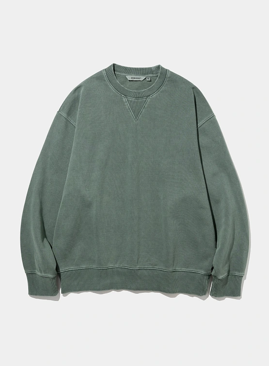 Свитшот Uniform Bridge Basic Dyeing Sweatshirt Pigment Green