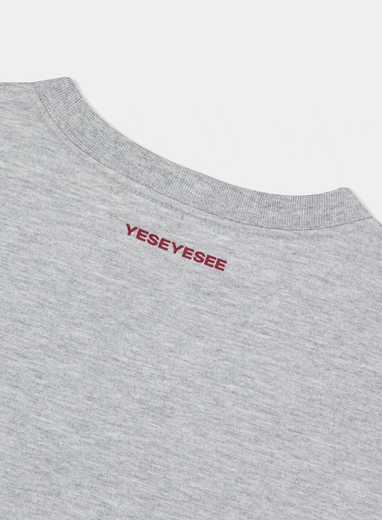 Футболка YESEYESEE Geometric Logo Tee Grey