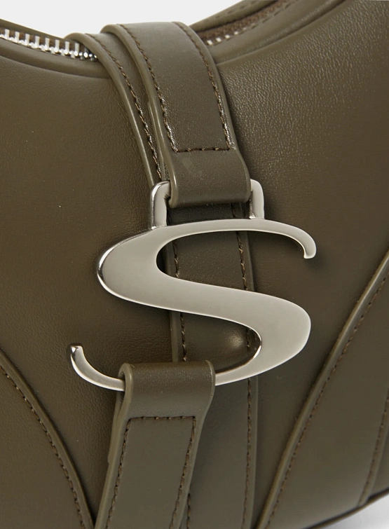 Сумка SRVC Cable Leather Bag Olive