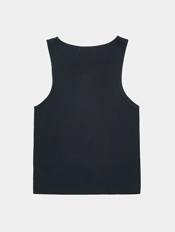 Женский топ AMOMENTO Cut-Out Sleeveless Top Dark Navy