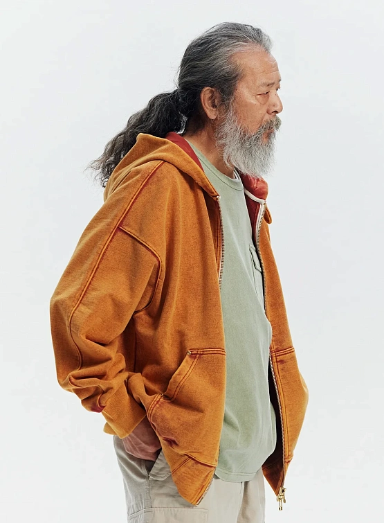 Зип-худи FrizmWORKS Vintage Dyeing Parka Sunset