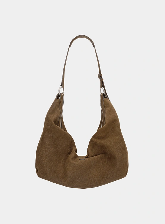 Сумка MARGESHERWOOD Belted Hobo Nubuck Chestnut