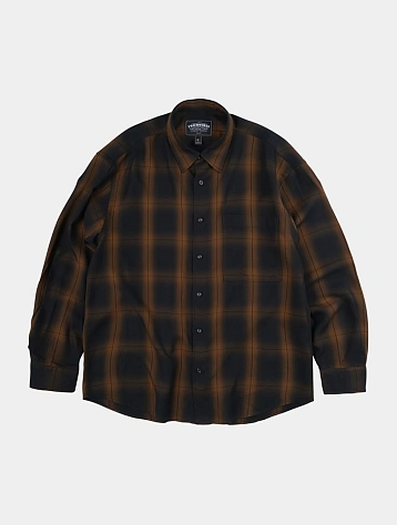 Рубашка FrizmWORKS Lyocell Check Relaxed Black