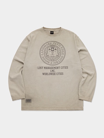 Лонгслив LMC Overdyed Univ Long Slv Tee Beige