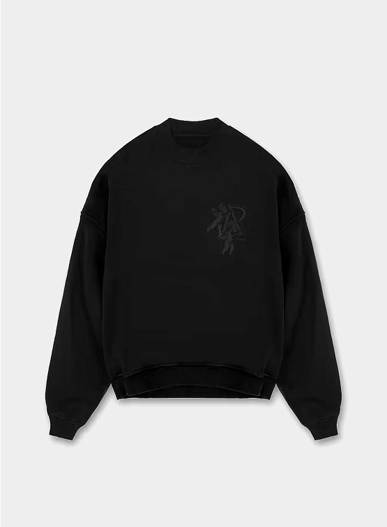 Свитшот Represent Clo Cherub Initial Sweater Jet Black