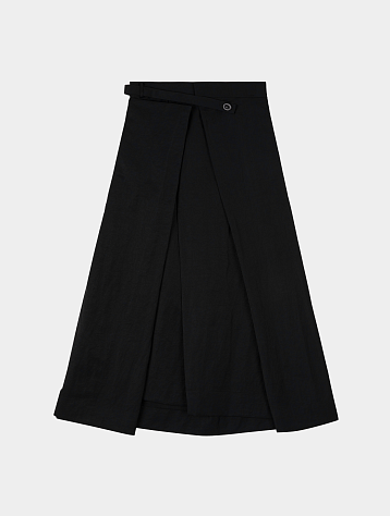 Женская юбка EPINGLER Pleats Long Wrapped Charcoal