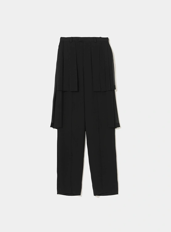 Женские юбка-брюки UNDERCOVER Straight Georgette Pleated Black