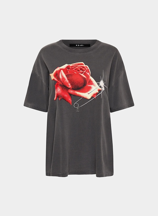 Женская футболка Ksubi Feels Good Oh G Ss Tee Vintage Grey