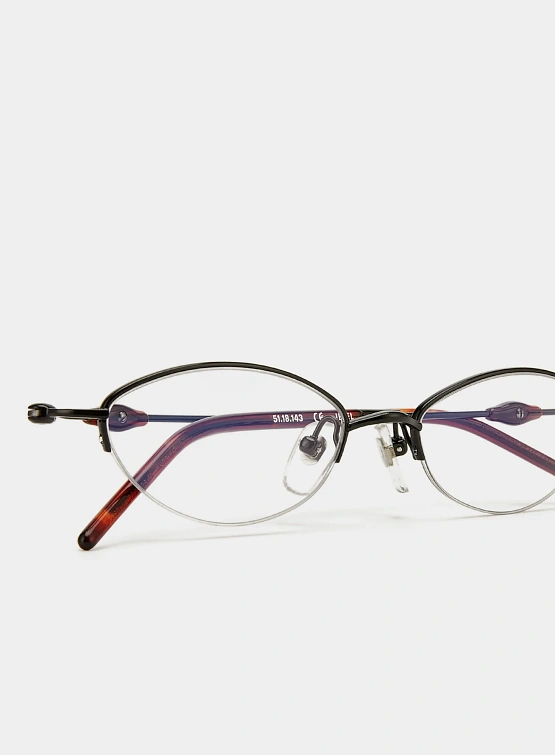 Очки Bonnie Clyde Jewel Black Red Tortoise & Clear Lens