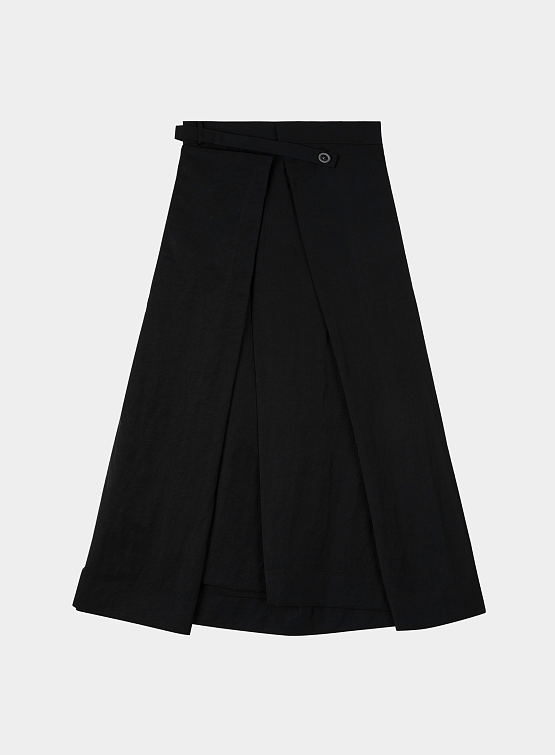 Женская юбка EPINGLER Pleats Long Wrapped Charcoal