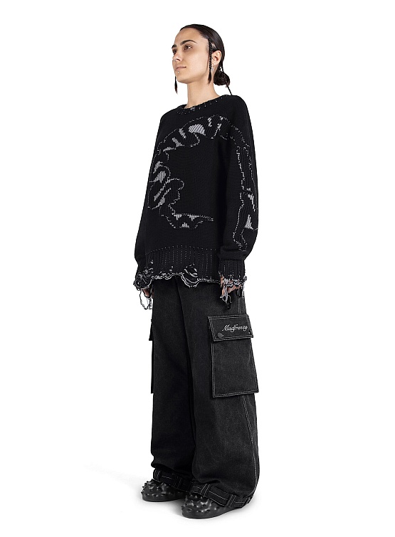 Свитер MADFRENZY Grunge Cortex Black