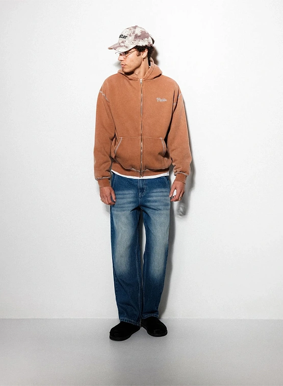 Джинсы Butter Goods Alpine Jeans Distressed Faded Blue