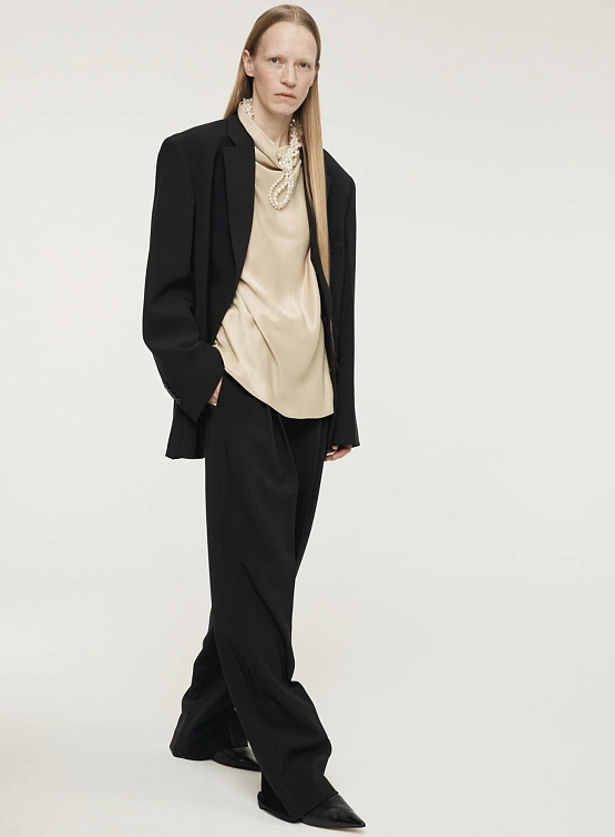 Женские брюки Recto Double Pleated Wide Black