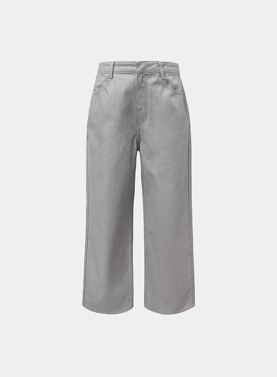 Джинсы AMOMENTO Men's Indigo Denim Light Grey