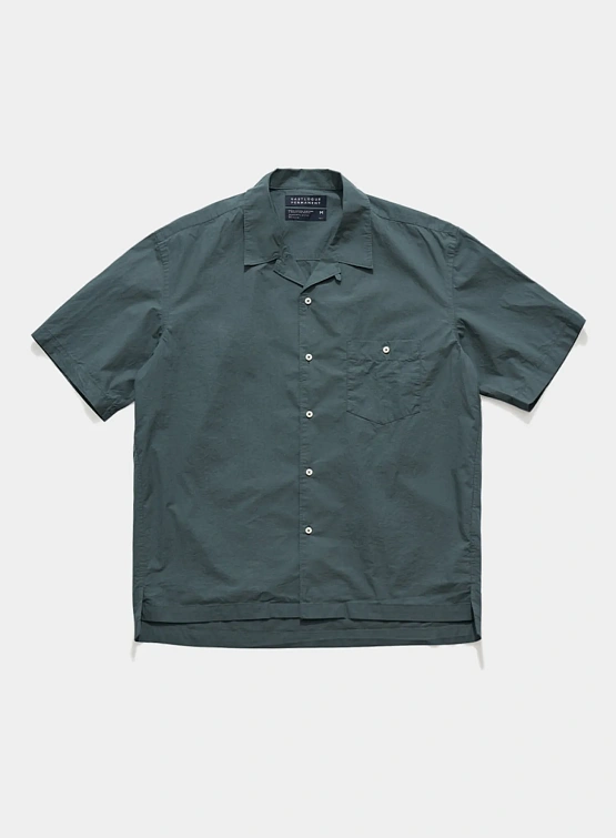 Рубашка EASTLOGUE PERMANENT Relax Half Blue Green