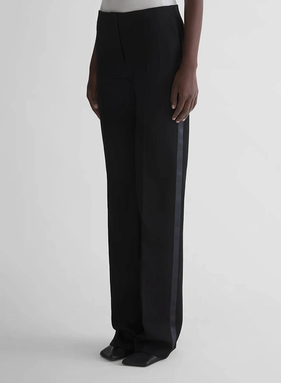 Женские брюки MUGLER Low Waist Tuxedo Black