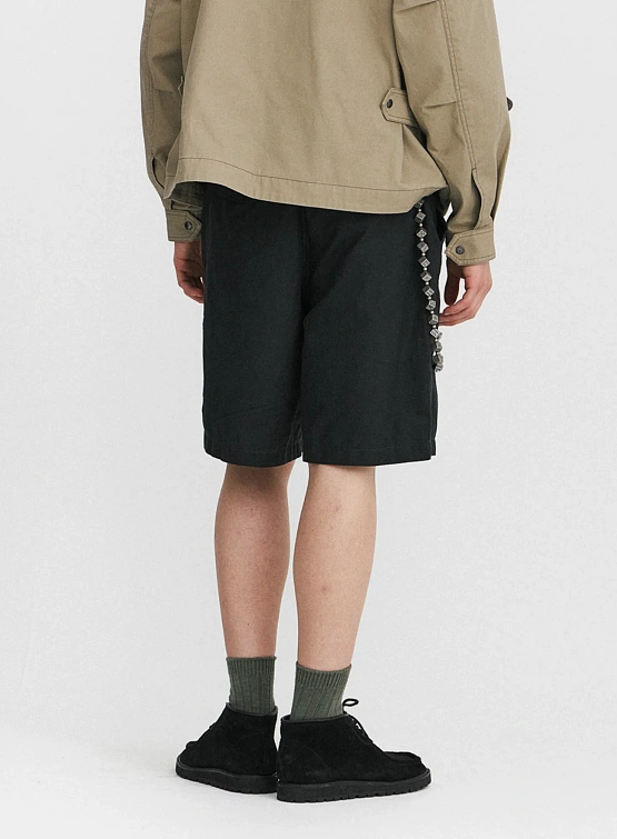 Шорты EASTLOGUE Belted Cattleman Black Linen