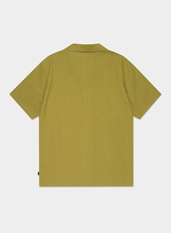 Рубашка LMC Globe Linen Short Slv Shirt Olive