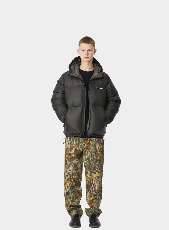 Пуховик thisisneverthat Recycled Down Jacket Black