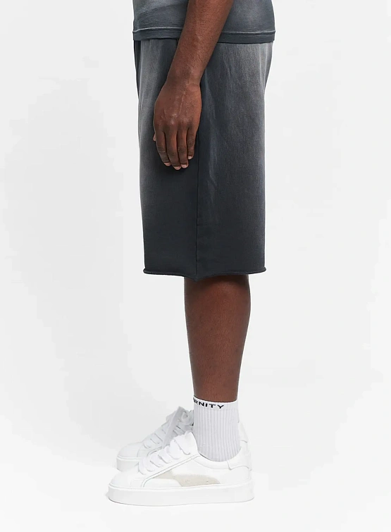 Шорты RETERNITY Unfinished Cotton Washed Black