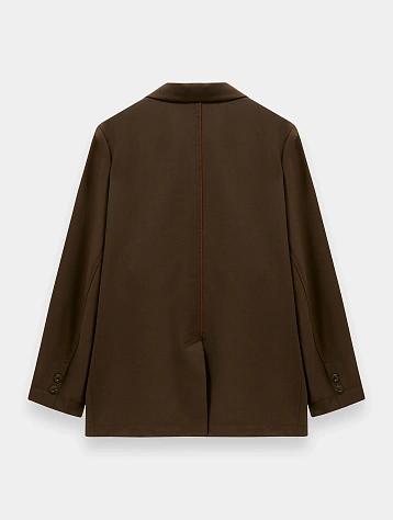 Женский блейзер Song for the Mute "Flower" Square Brown