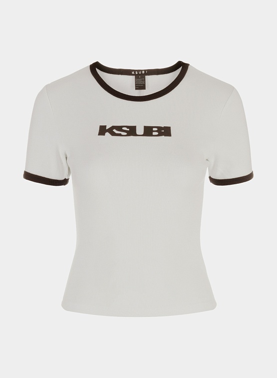Женская футболка Ksubi 90s Arise Ss Tee White
