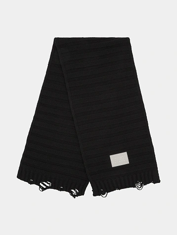 Шарф MM6 Maison Margiela Wool Blend Black