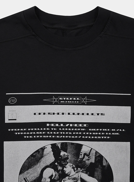 Футболка RICK OWENS DRKSHDW Walrus Black/Pearl