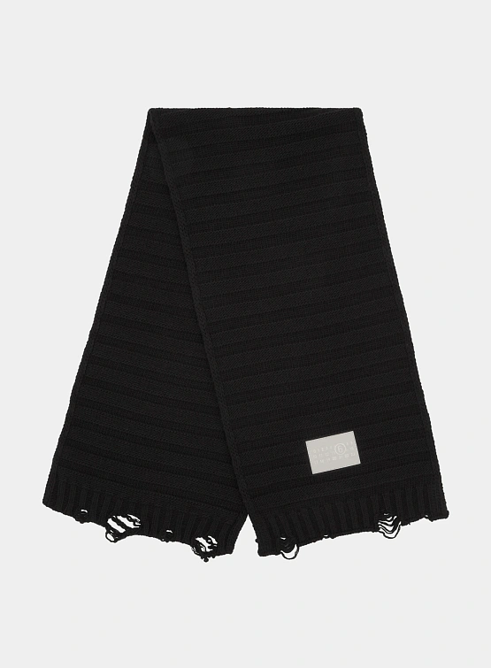 Шарф MM6 Maison Margiela Wool Blend Black