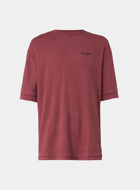 Футболка Han Kjøbenhavn Layered Tee Blood Red