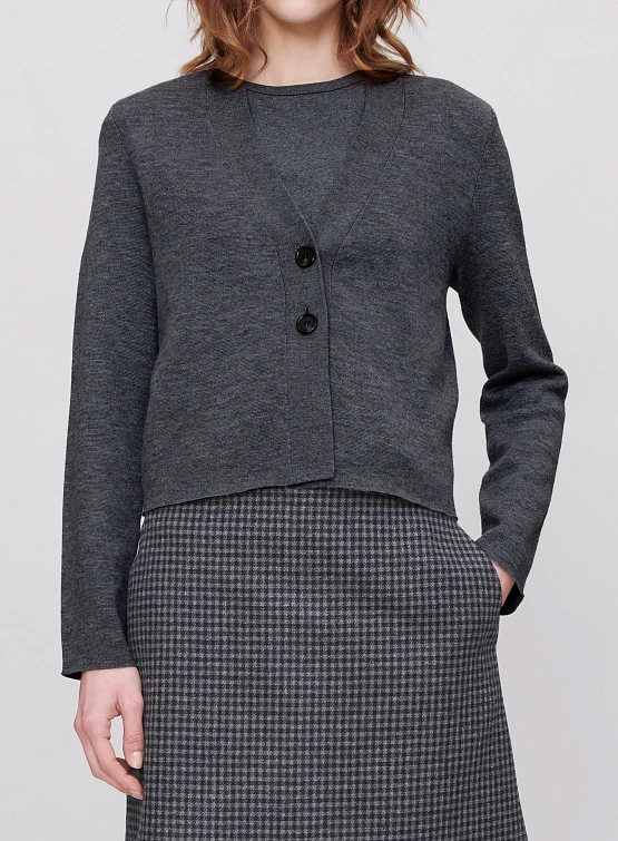 Женский кардиган A.P.C. Anna Cardigan Anthracite