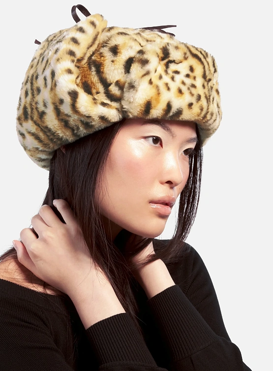 Шапка Kangol Leopard Trapper Snow