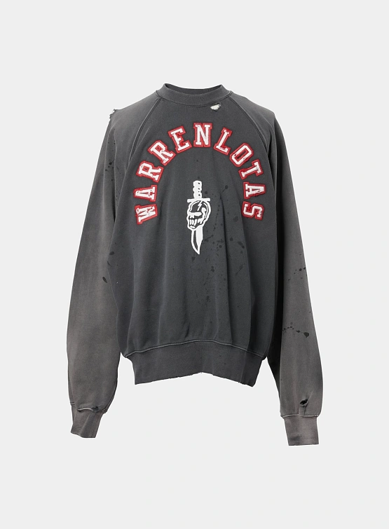 Свитшот WARREN LOTAS Raglan Crewneck Black