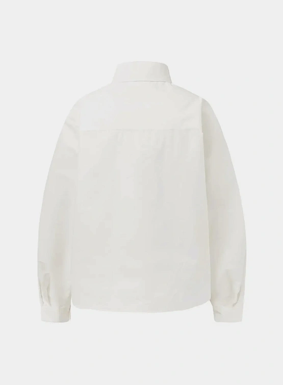 Рубашка AMOMENTO Basic Pocket  Ivory