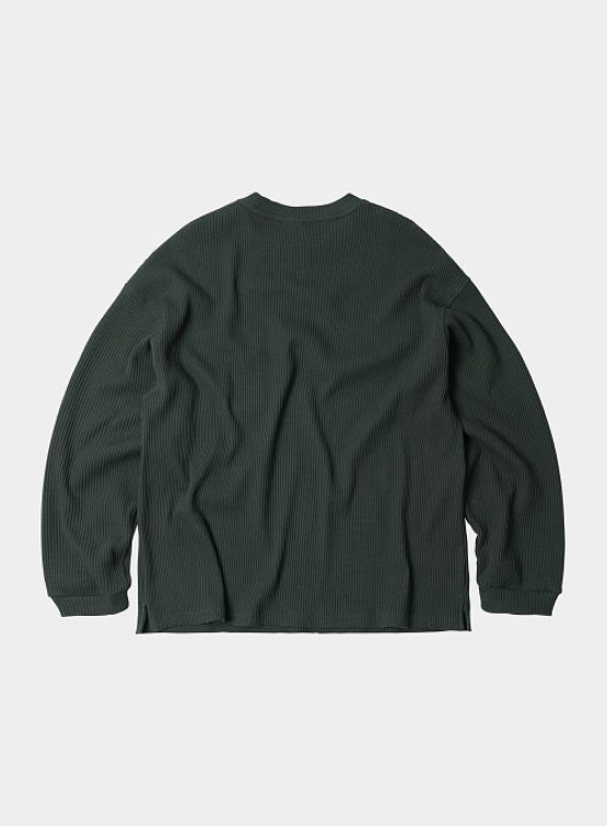 Лонгслив FrizmWORKS Oversized Waffle Olive