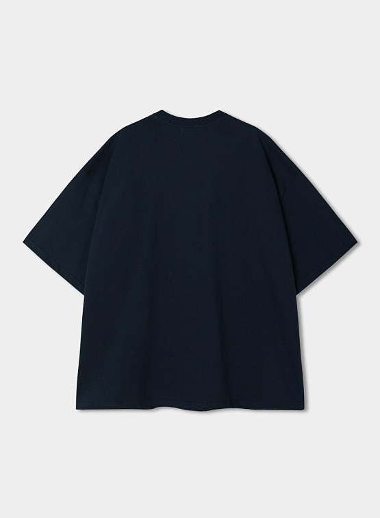 Футболка ANGLAN Double Pocket Half Tee Navy