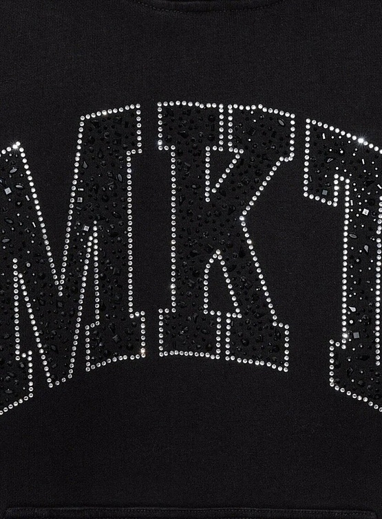 Худи MARKET MKT Rhinestone Arc Washed Black