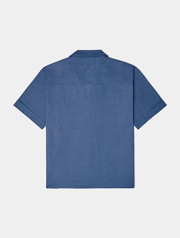 Рубашка KidSuper Face Camo Shirt Blue