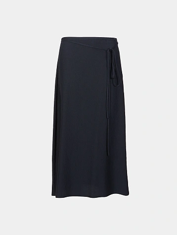 Женская юбка LE17SEPTEMBRE Crinkled Fluid Skirt Navy