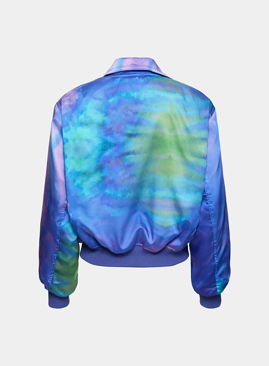 Бомбер Bluemarble Borealis Printed Blue Tie Dye