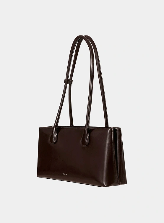 Женская сумка STAND OIL Square Low Marron