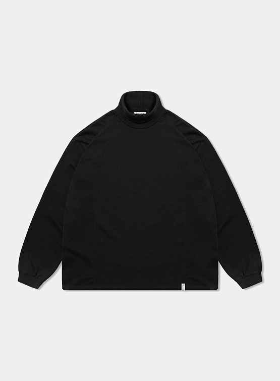 Лонгслив ANGLAN Oval Incision Turtle Neck Longsleeve Black