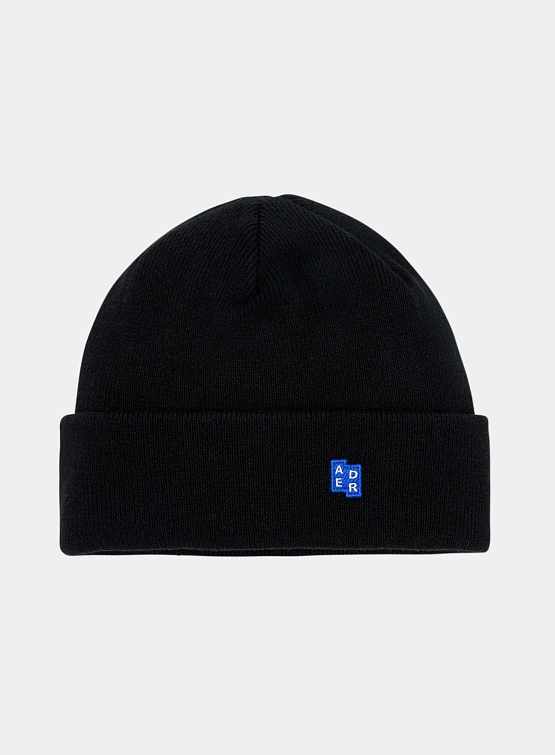 Шапка ADERERROR Sig BL Tag Beanie 02 Black