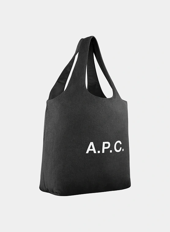 Тоут A.P.C. Ninon Woollen Tote Noir