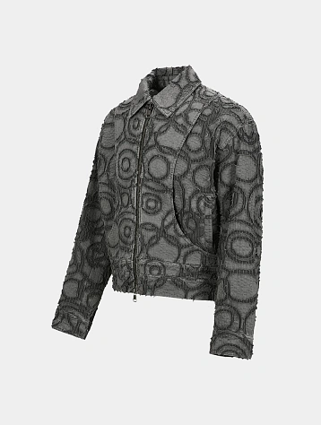 Джинсовая куртка Andersson Bell Burn Out Dyed Zip Up Charcoal